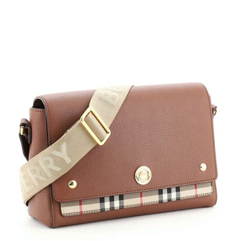 burberry note medium leather crossbody bag|burberry crossbody bag women's.